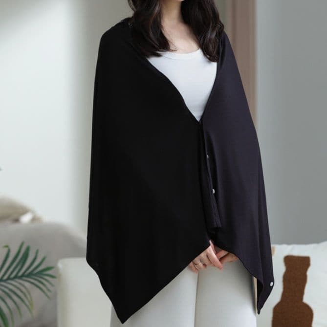 イエベ秋服 優雅なケープポンチョ