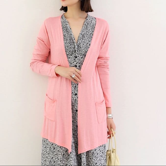 イエベ春/イエベ秋服 軽やかロングカーディガン