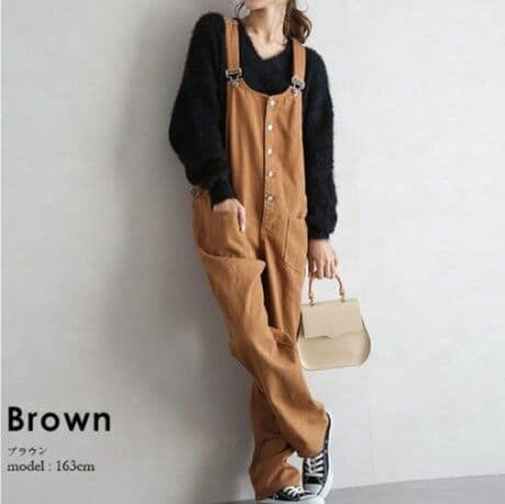 イエベ春/イエベ秋服 デニム サロペット オールインワン