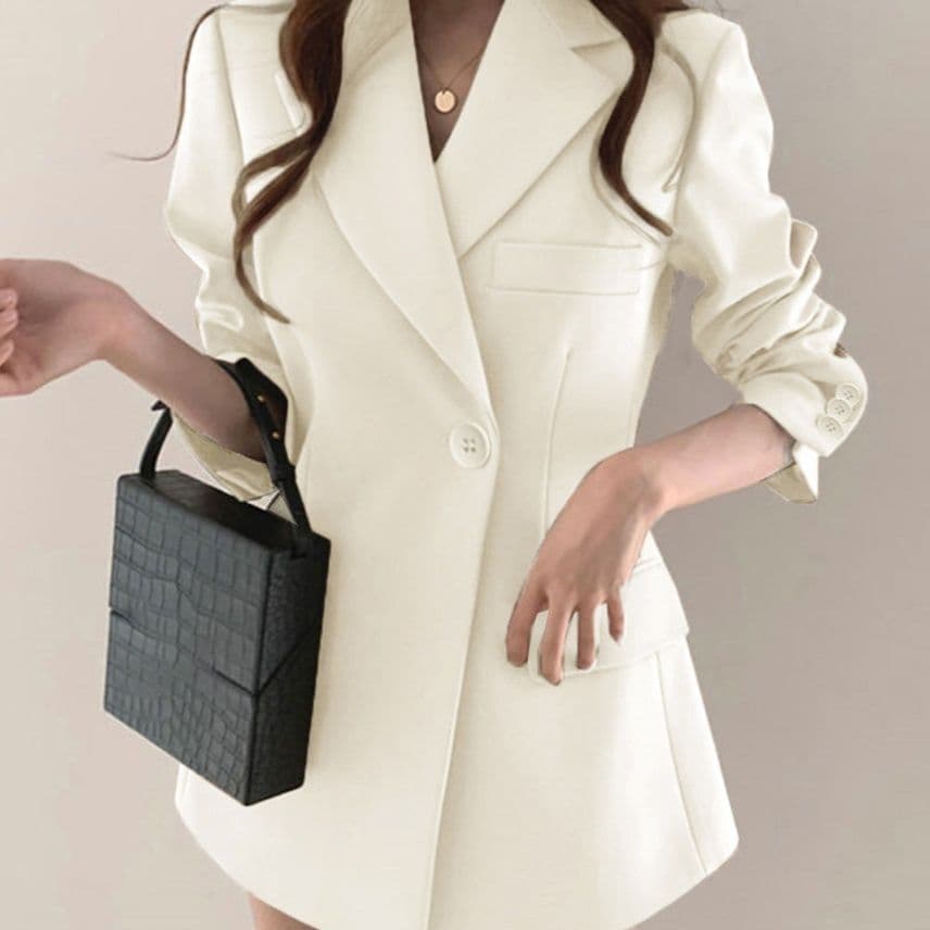 イエベ春/イエベ秋服 大人上品テーラードジャケット レディース アウター