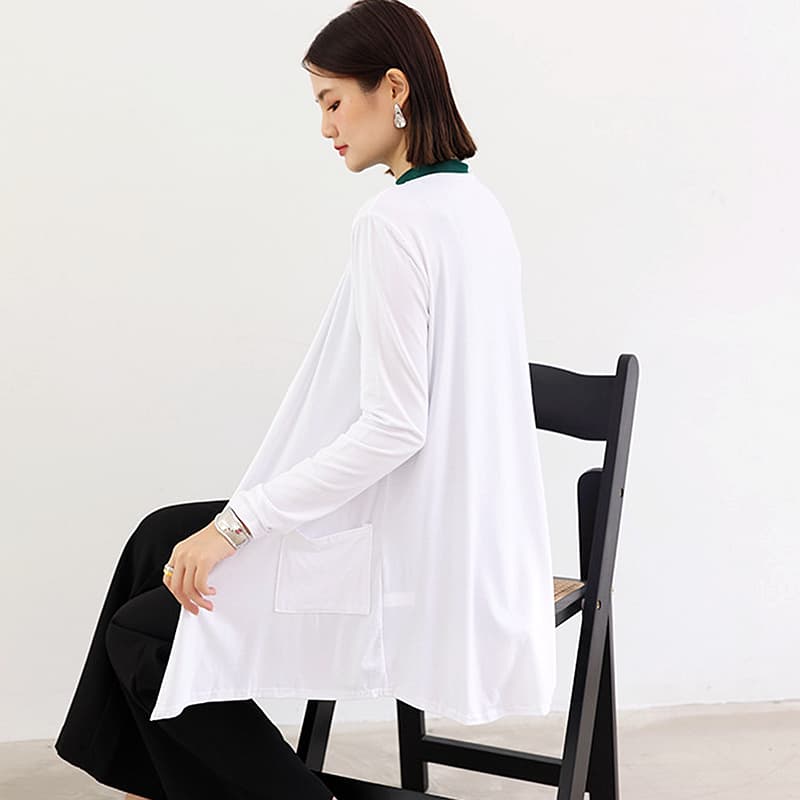 イエベ春/イエベ秋服 軽やかロングカーディガン