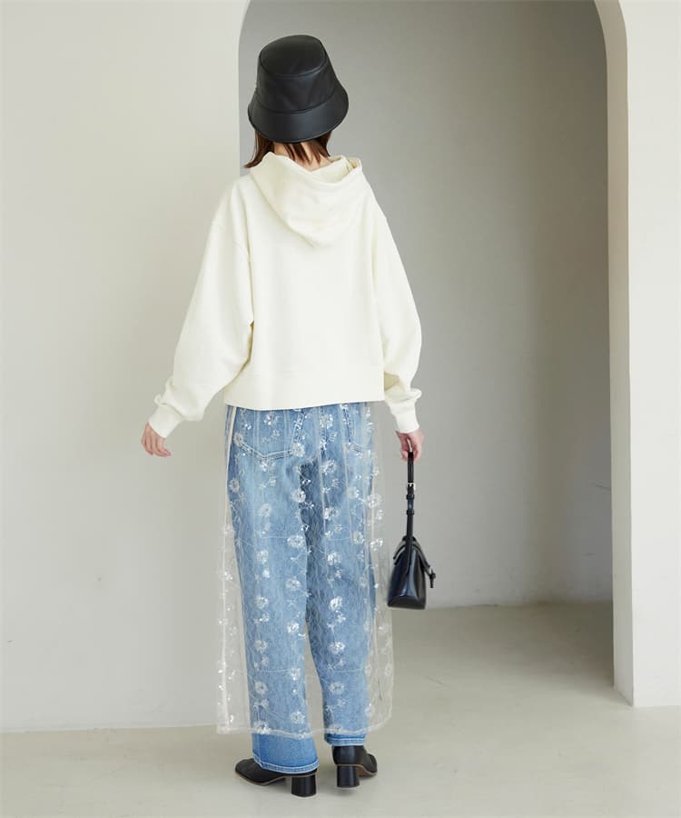 イエベ春/イエベ秋服 シンプルフーディパーカー