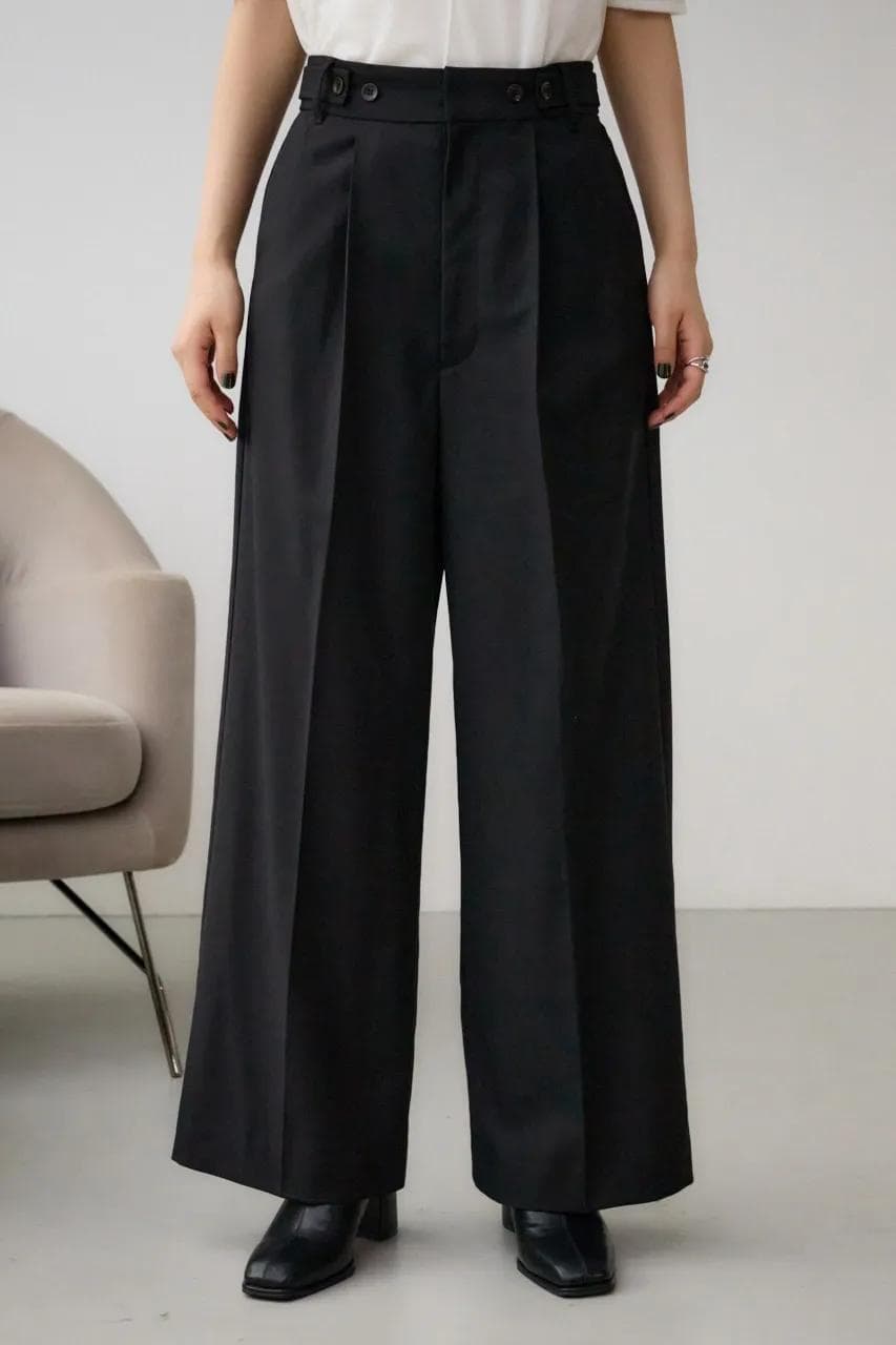 イエベ秋服 直線美ワイドパンツ