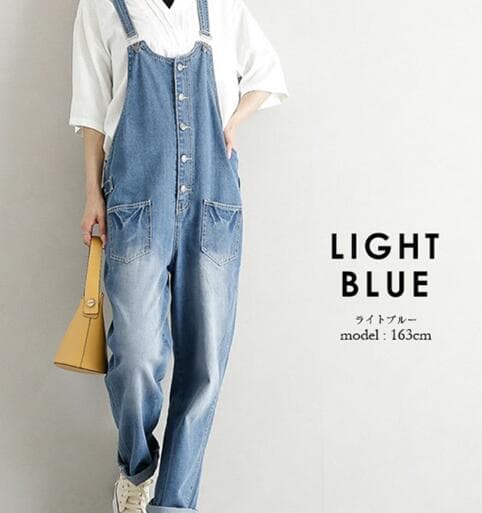 イエベ春/イエベ秋服 デニム サロペット オールインワン