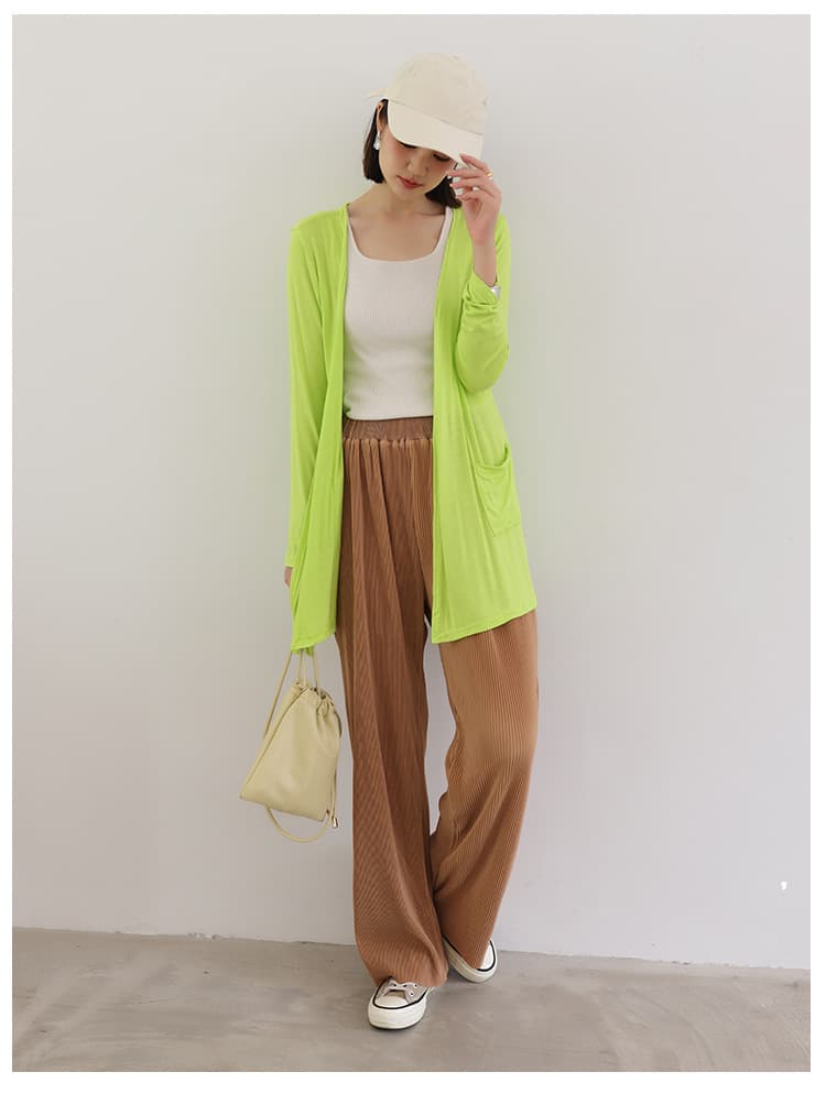 イエベ春/イエベ秋服 軽やかロングカーディガン