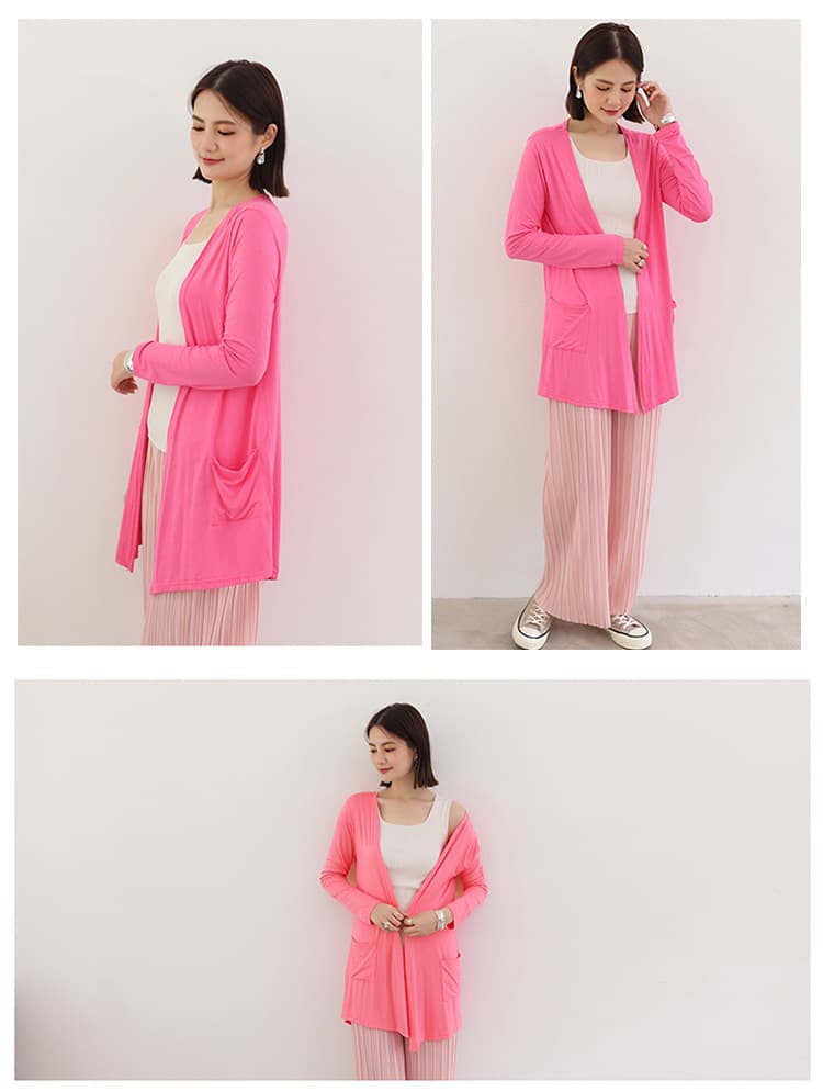 イエベ春/イエベ秋服 軽やかロングカーディガン