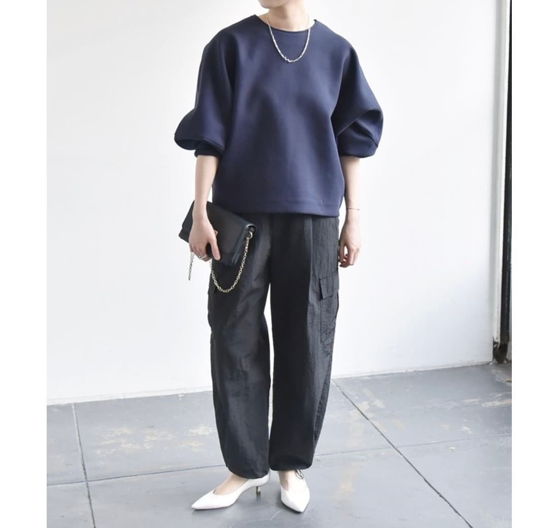 イエベ春/イエベ秋服 ぽわん袖トレーナー