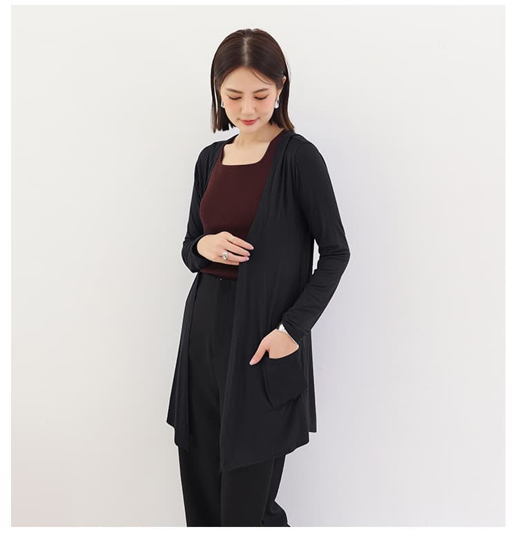 イエベ春/イエベ秋服 軽やかロングカーディガン