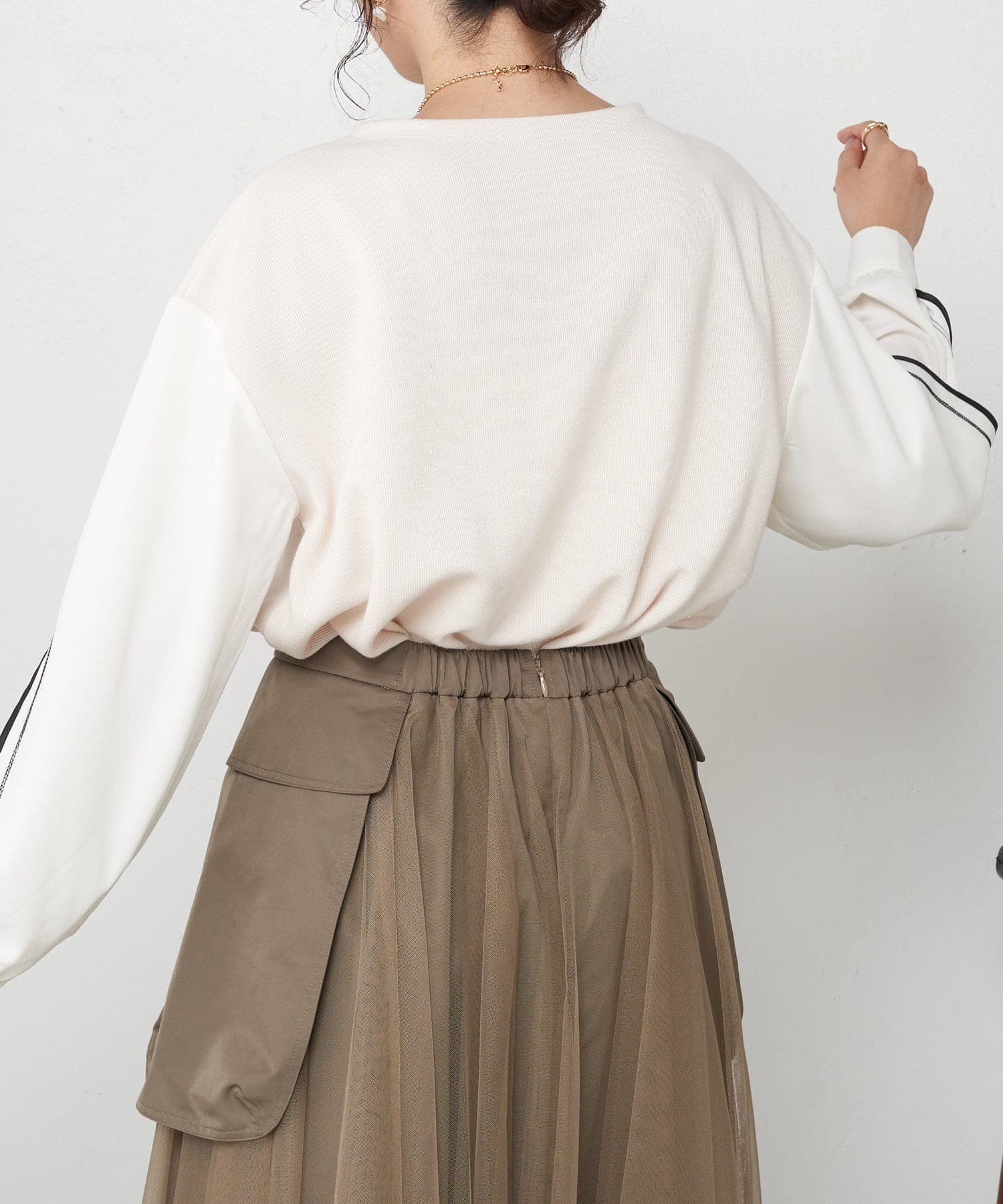 イエベ春/イエベ秋服 バルーンスリーブシャツ