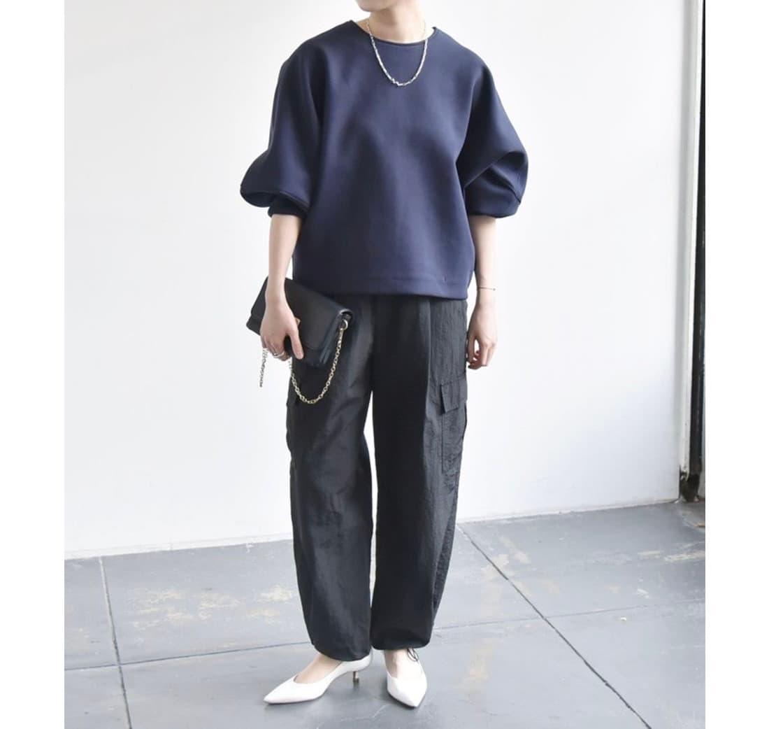 イエベ春/イエベ秋服 ぽわん袖トレーナー
