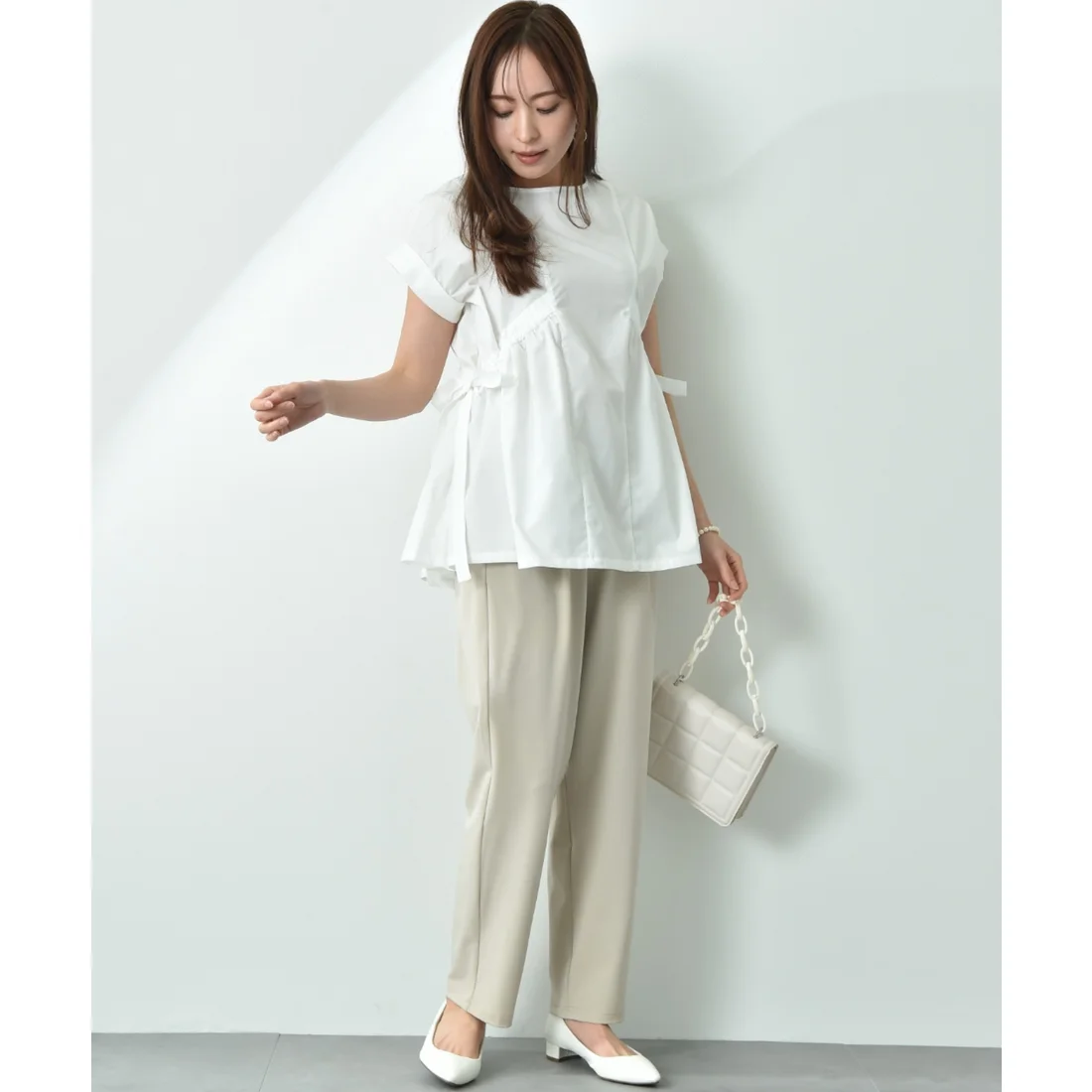 イエベ春/イエベ秋服 すっきりシルエット リラックスパンツ