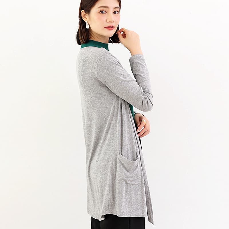 イエベ春/イエベ秋服 軽やかロングカーディガン