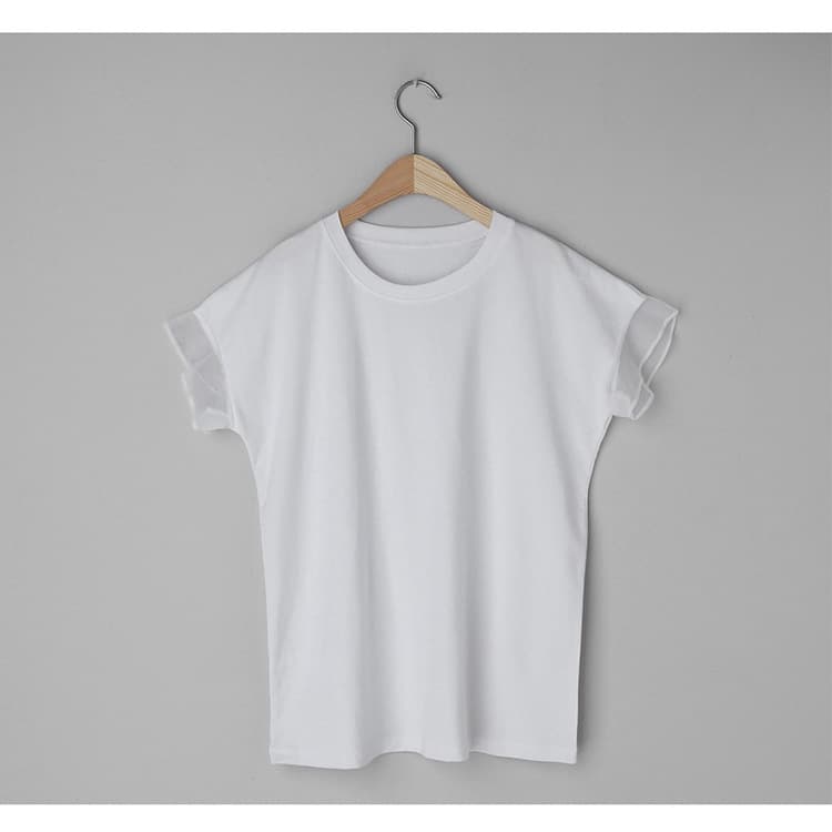 イエベ春/イエベ秋服 透かし袖クラシカルTシャツ