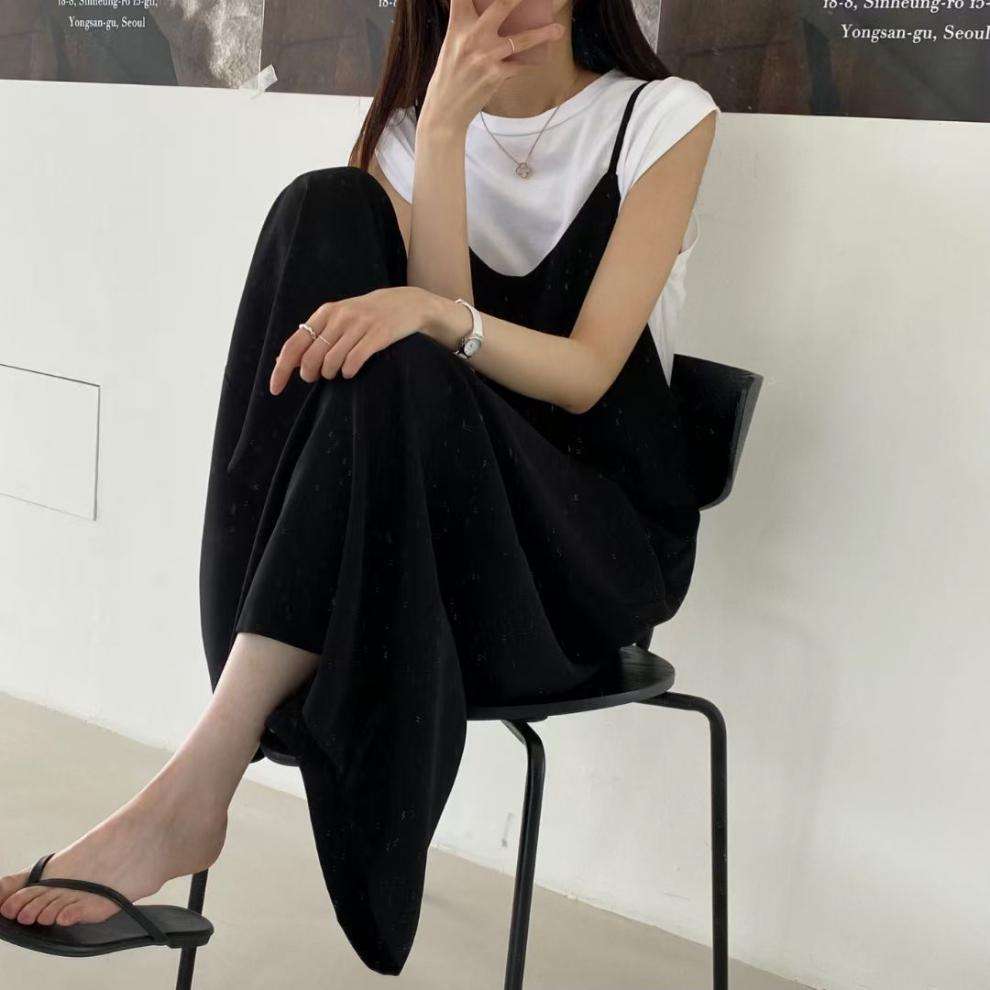 イエベ春/イエベ秋服 シンプル優雅なキャミワンピース