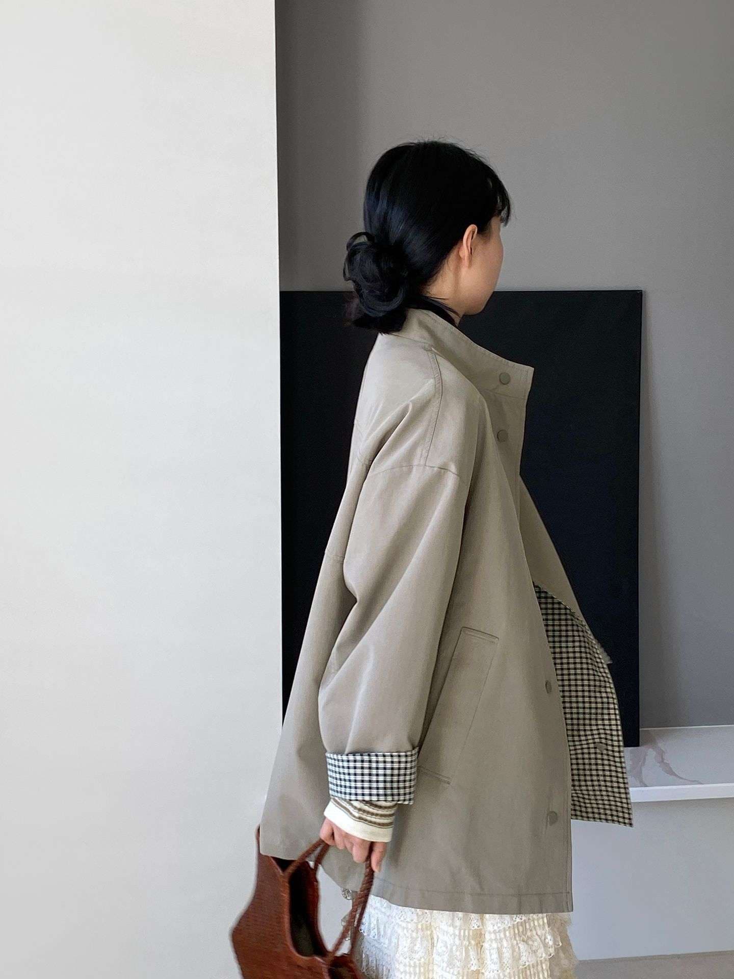 イエベ秋服 クラシックリバーシブル ジャケット