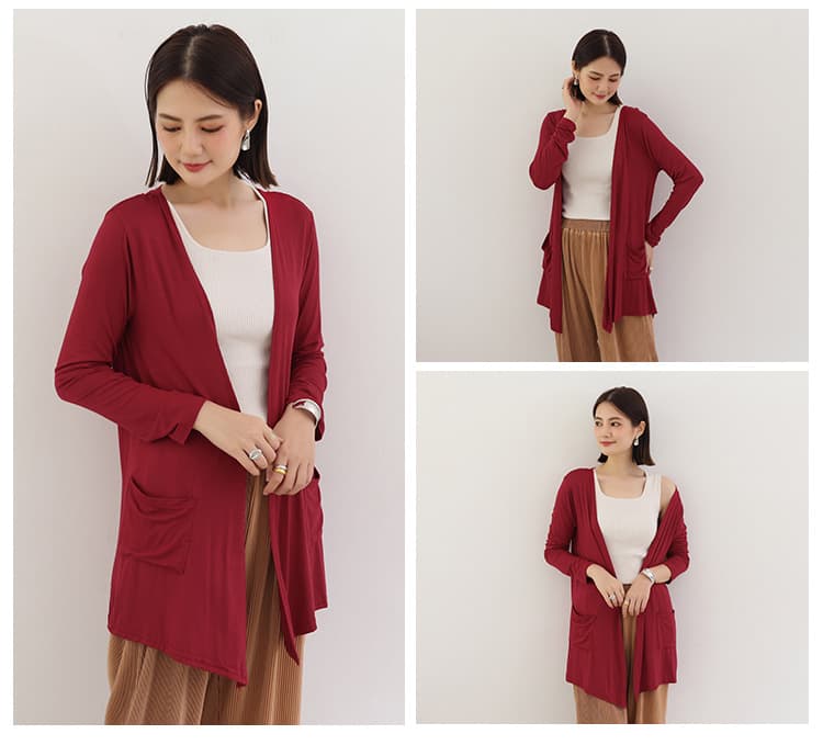 イエベ春/イエベ秋服 軽やかロングカーディガン