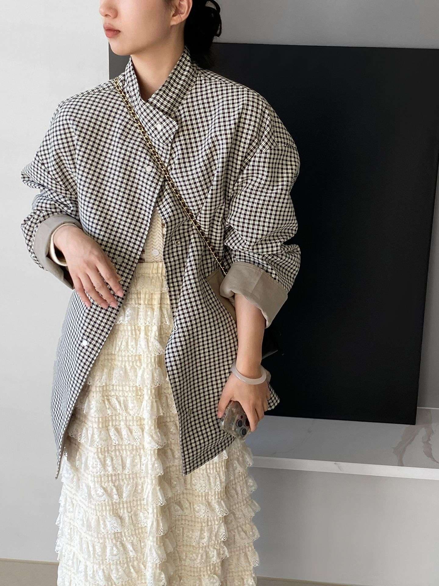 イエベ秋服 クラシックリバーシブル ジャケット