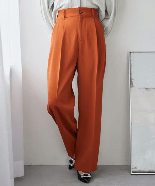 イエベ春/イエベ秋服 リラックスドレープパンツ