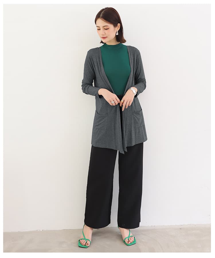イエベ春/イエベ秋服 軽やかロングカーディガン