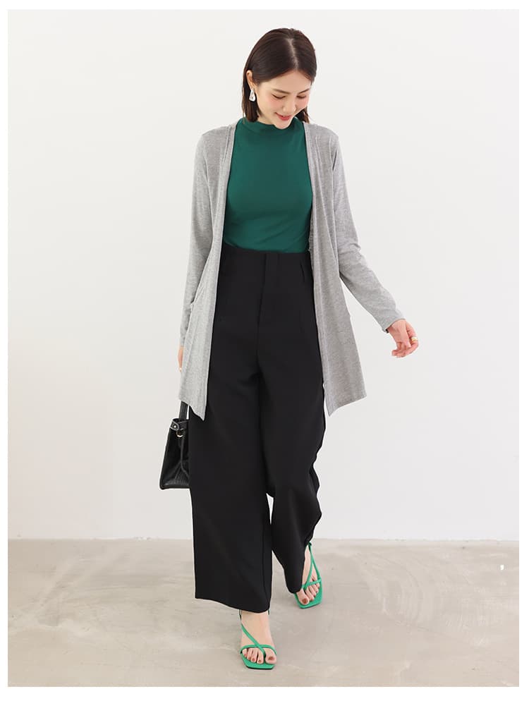イエベ春/イエベ秋服 軽やかロングカーディガン