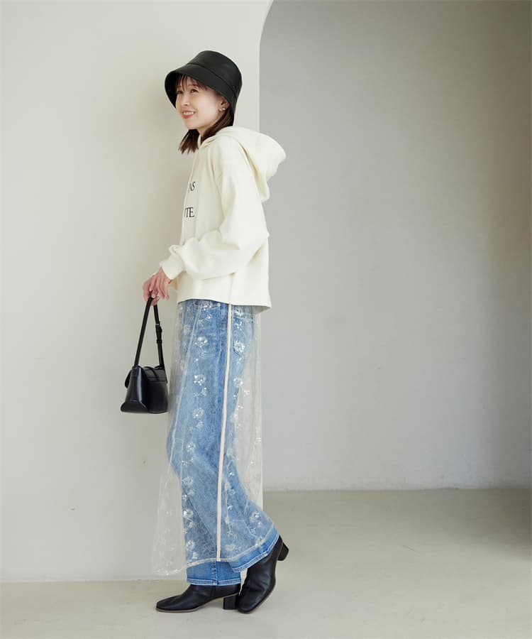 イエベ春/イエベ秋服 シンプルフーディパーカー