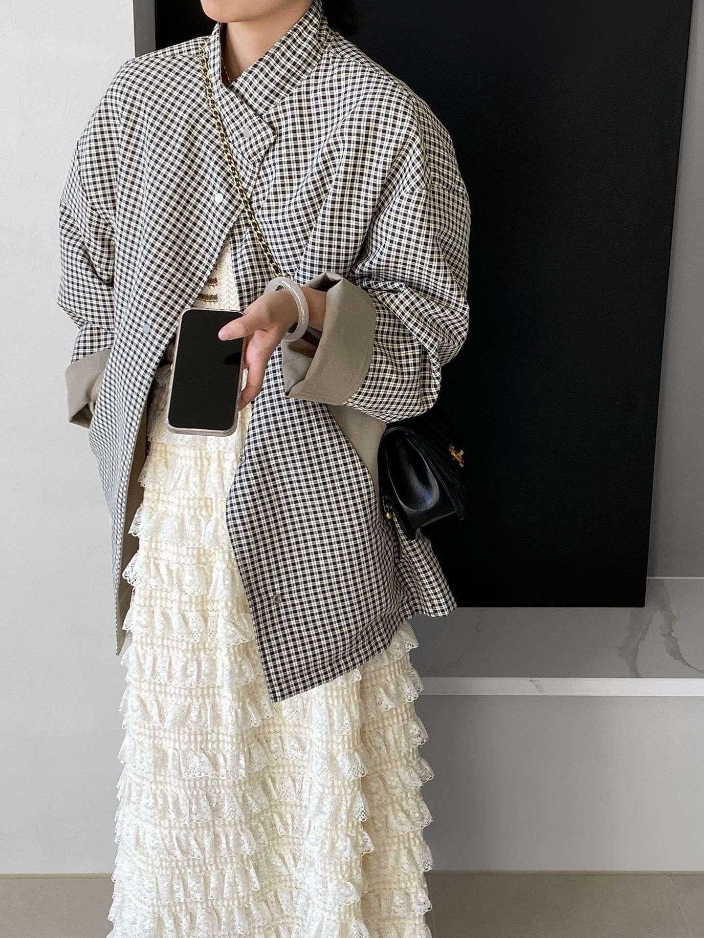 イエベ秋服 クラシックリバーシブル ジャケット