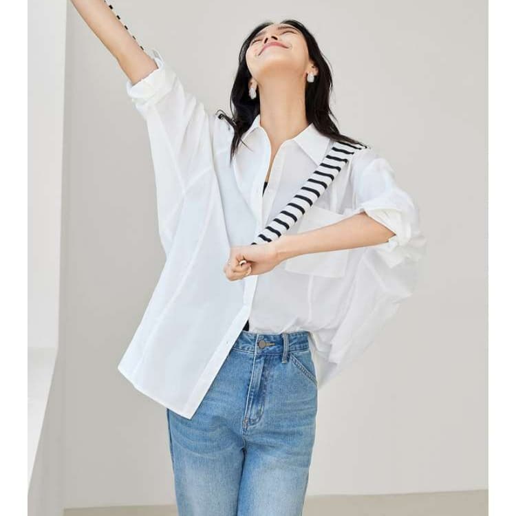イエベ春/イエベ秋服 オーバーサイズシャツ