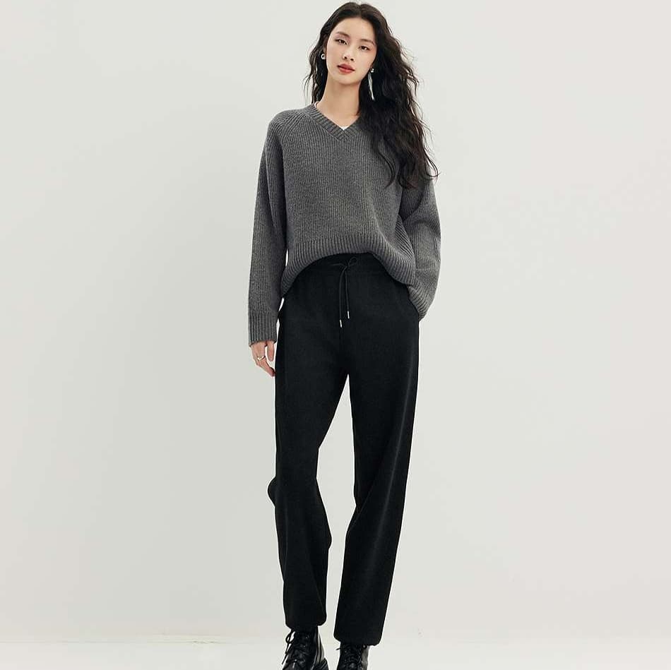 イエベ春/イエベ秋服 リラックスニットパンツ