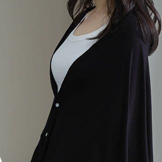 イエベ秋服 優雅なケープポンチョ