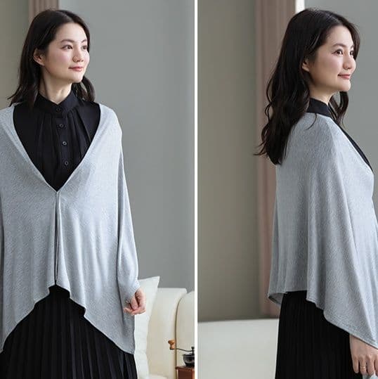 イエベ秋服 優雅なケープポンチョ