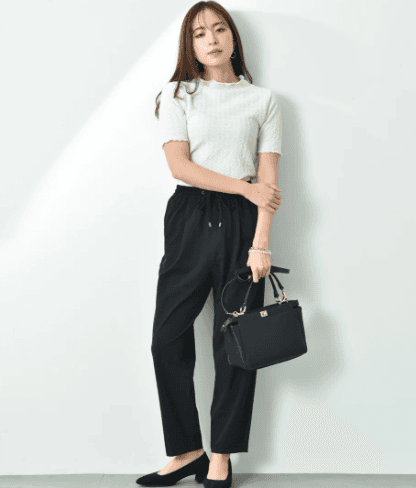 イエベ春/イエベ秋服 すっきりシルエット リラックスパンツ