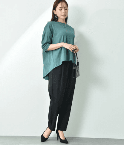 イエベ春/イエベ秋服 すっきりシルエット リラックスパンツ