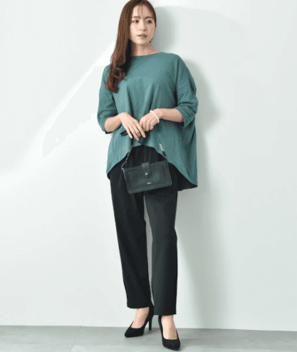 イエベ春/イエベ秋服 すっきりシルエット リラックスパンツ