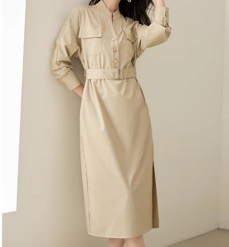 イエベ春/イエベ秋服 シャツワンピース