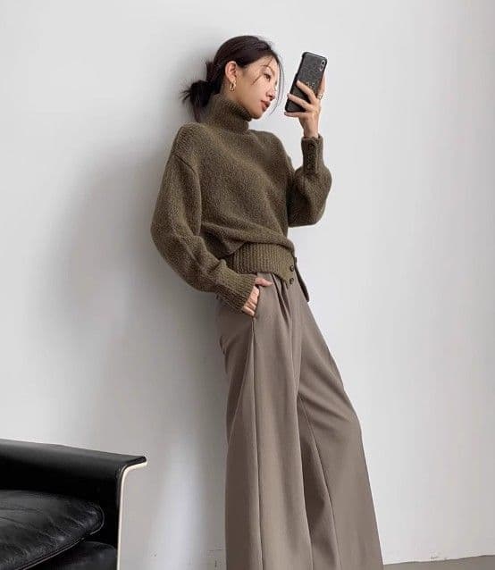 イエベ秋服 韓国風デザインニット