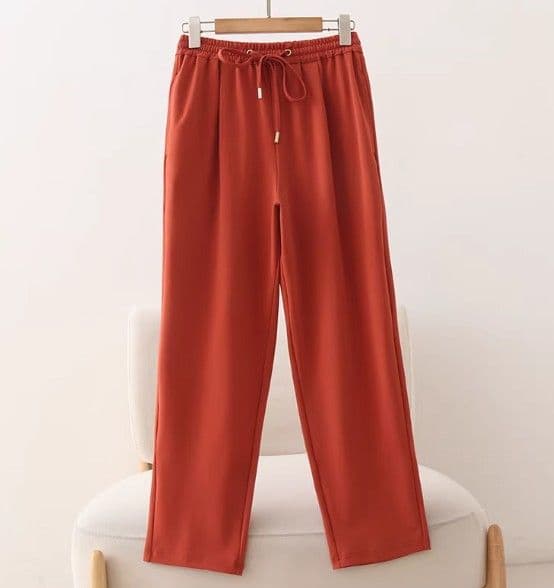 イエベ春/イエベ秋服 すっきりシルエット リラックスパンツ
